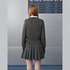 unifree Damen Retro Argyle V-Ausschnitt Strickjacke