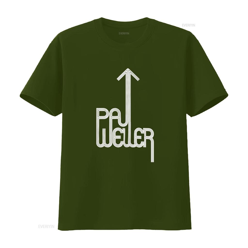 T-shirt Paul Weller The Jam Abbigliamento Mod Stile Scooter Council Soul Design vintage Lavata Comoda streetwear uomo grafica