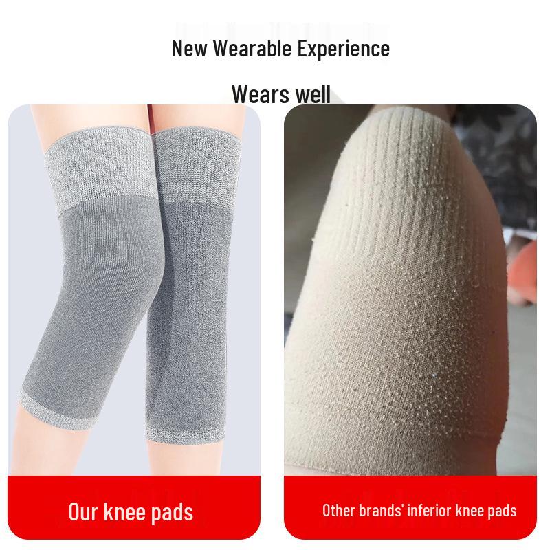 Binchotan Winter Cycling Knee Pads - Thickened, Heated, Anti-Slip Inner Wear