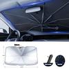 Car Windshield Sun Shade Umbrella 2026 Foldable Car Front Sunshade Auto UV Block Interior Protector Parasol Car Visor Covers Dome Lights 6