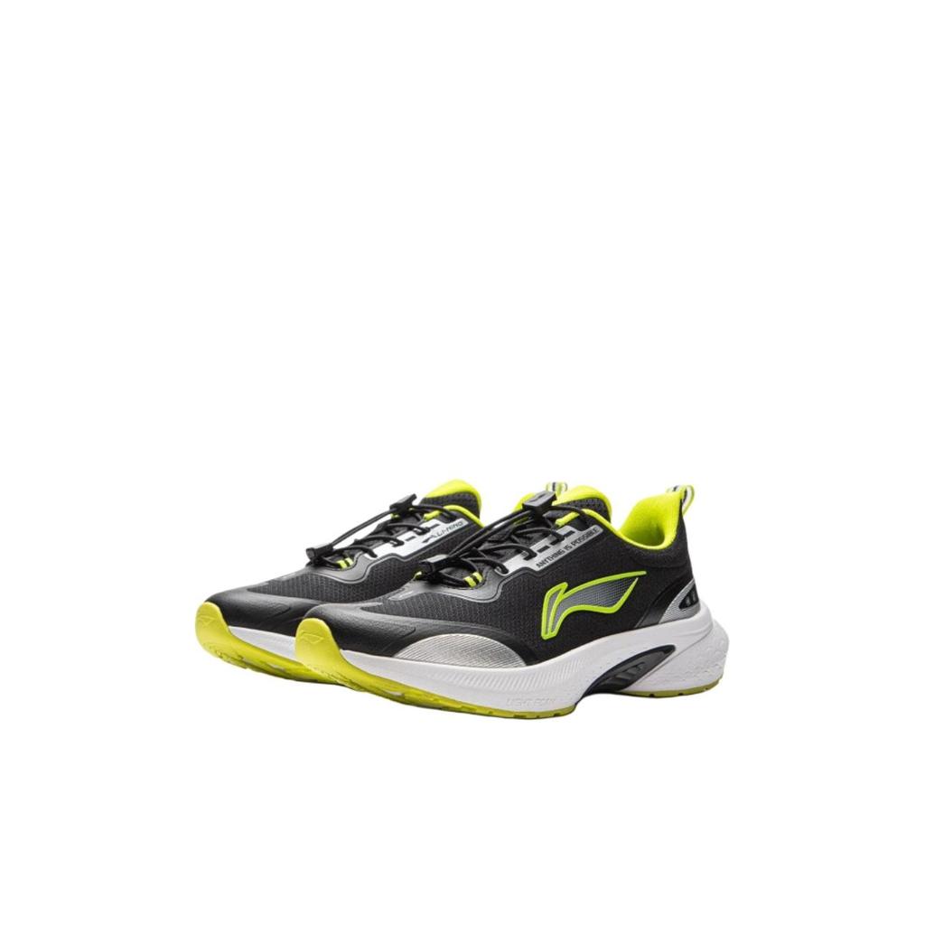 Li Ning Kids Xun Hang 2 V2 Comfortable Versatile Durable Support Low Top Running Shoes Kids Running Shoes Black YKFV050-9
