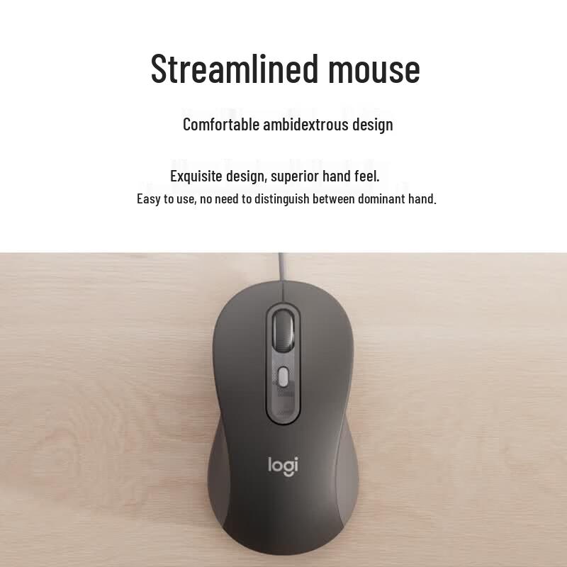 Logitech M520 Premium USB-C Wired Mouse