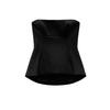 Fall and Winter New Women's Clothing Fashion Wind All-Matching Tube Top Straight Collar Silm off-the-Shoulder Short Tops 9538523