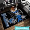Custom Name Rug Orlando basketball Team Area Rug Suitable for Indoor And Outdoor,Carpets for Homes, Offices,Living Rooms,Home Decor,Christmas Gift