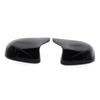 Carbon Fiber Pattern Mirror Cover Black Mirror Cover Overlay for BMW X3M F97 X4M F98 -2023 X5M F95 X6M F96