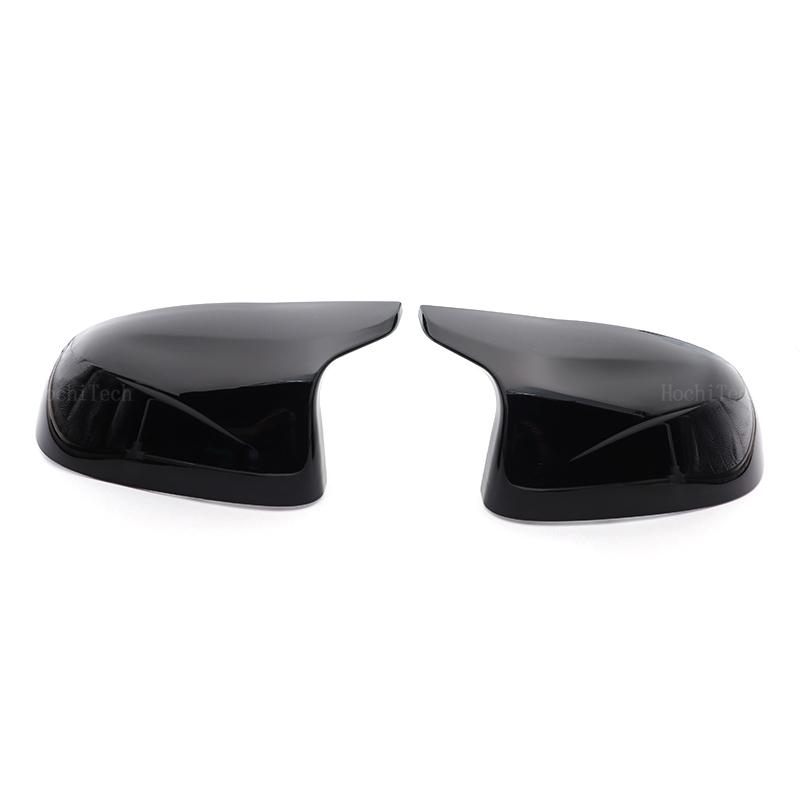 Carbon Fiber Pattern Mirror Cover Black Mirror Cover Overlay for BMW X3M F97 X4M F98 -2023 X5M F95 X6M F96