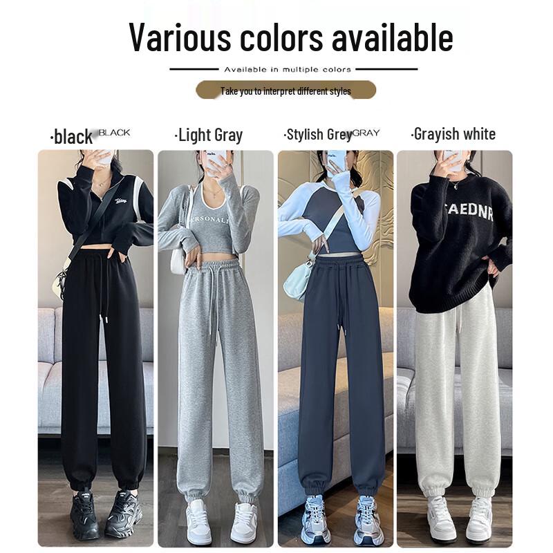 Yishangmei Women's High-Waist Loose Fit Jogger Sweatpants