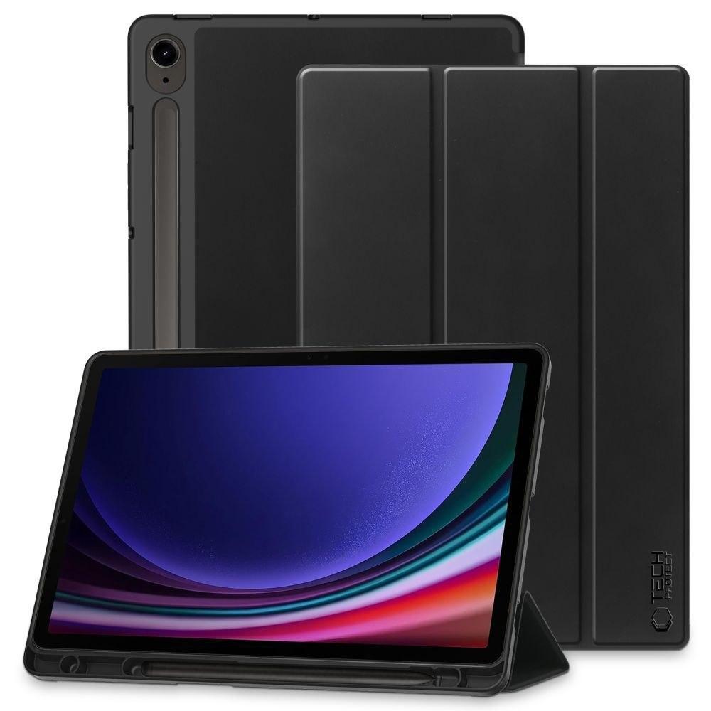 Hoes voor Samsung Galaxy Tab S10 Lite / S9 / S9 FE / Tab S10 FE, Tech-Protect, SC PEN, Zwart