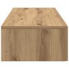 Wandregal mit Schubladen Artisan Eiche Optik 60 x 26,5 x 15 cm