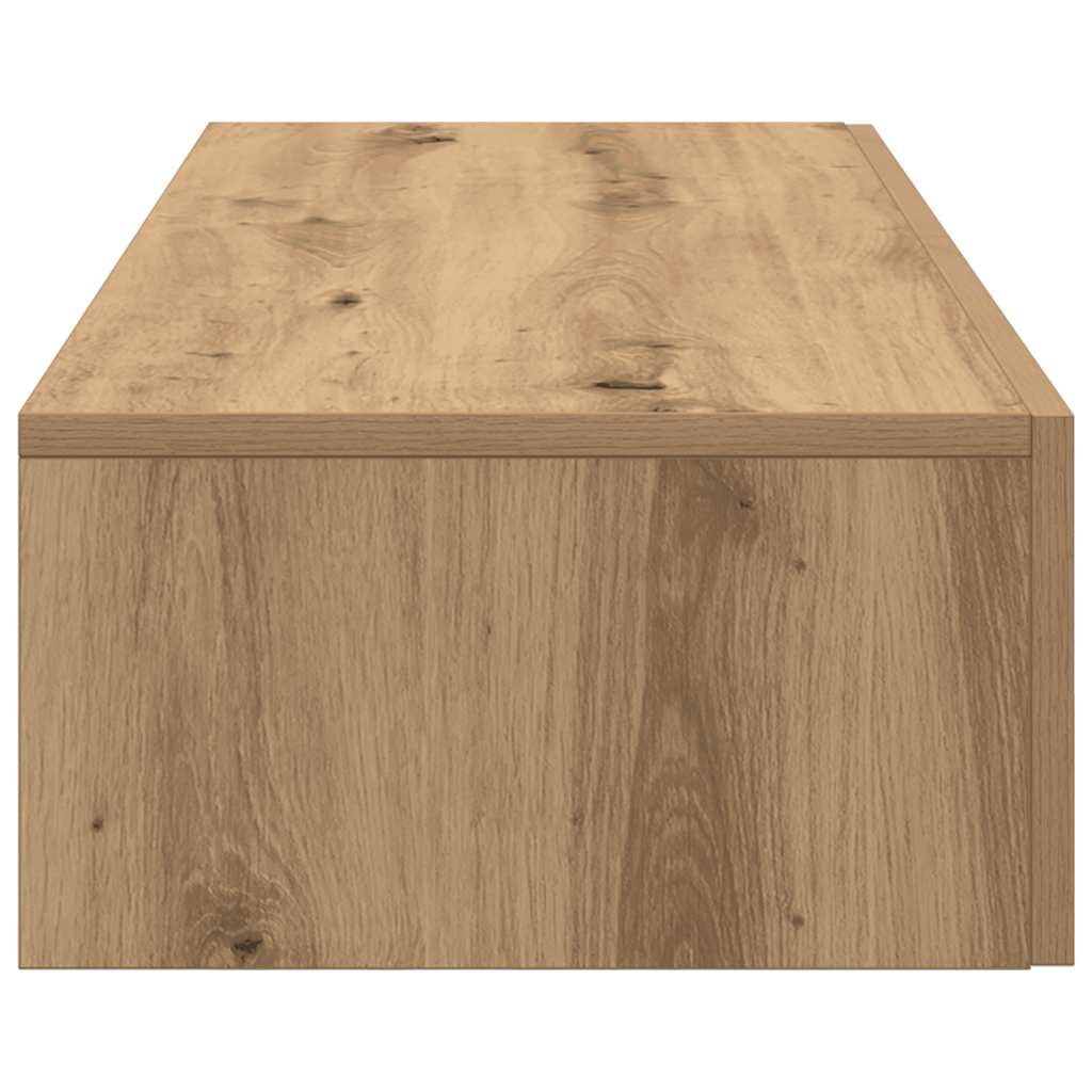 Wandregal mit Schubladen Artisan Eiche Optik 60 x 26,5 x 15 cm