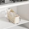 With Wheels Kitchen Storage Basket Multi-function Kitchen Cabinet Organizer  Kitchen