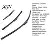 Durable Windshield Wipers 3Pcs/Set 26/16/11-Inch Wiper Blades for Toyota C-HR 2016-2020, All Weather Beam Replacement Front Rear Blades, Streak