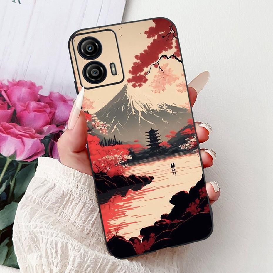Fashion Painting Case For Motorola Moto G53 G73 Soft Silicone TPU Phone Cases For MOTO G53 G73 5G Back Covers Bumpers