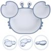 Crab Seperation Bowl Food Toddler Training Disc Silica Gel