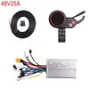 48V 20A 25A Bürstenloser Motor Sinuswelle TF-100 LCD-Display 6-Pin Universeller Controller Gasgriff-Kit Für kugoo M4 Elektroroller