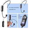 Long Range Headset Microphone 2 in 1 Microphone System Mic Wireless Microphone  Meeting