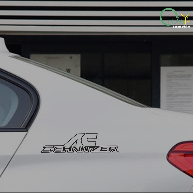 Auto Styling Auto Vinyl Aufkleber AC Schnitzer Fenster Auto Karosserie PVC Schnitzerei Aufkleber für X1 X3 X5 X6 3er 5er 7er Serie