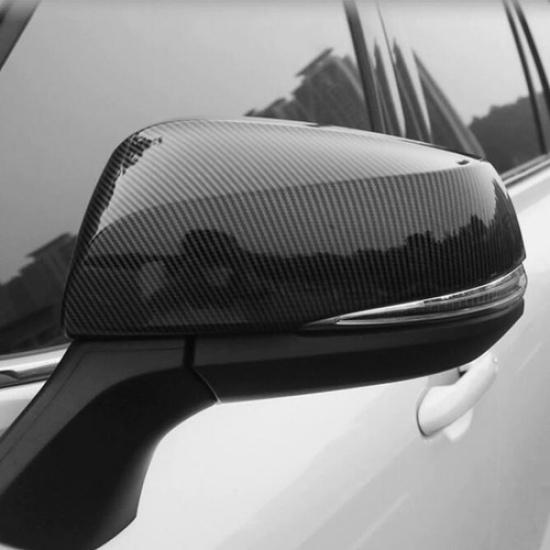 For Toyota Grand Highlander 2024 Carbon Fiber Side Mirrors Rearview Trim Cover