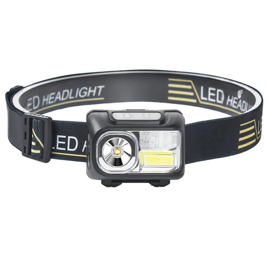 Rechargeable 5 Modes Led Cob Headlamp Usb Work Multifunctional Outdoor Working Lights Camping Headlights Portable Headlight Head