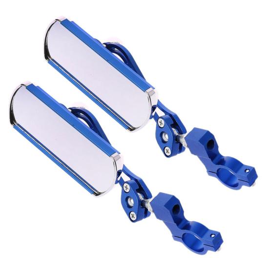 

1/2 шт. Регулируемые горные велосипедные рули боковые зеркала заднего вида очки 2pcs синий