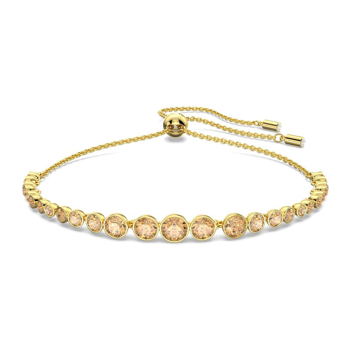 

Swarovski Emily Mixed Round Cut Elegant Bracelet Women bracelet Gold 5663395 Gold,F