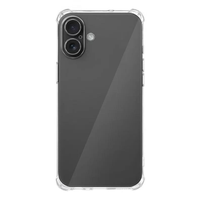 For iPhone 17 TPU Case WANLONFENG WL3 Series 1.5mm Phone Cover with 2Pcs Tempered Glass Films