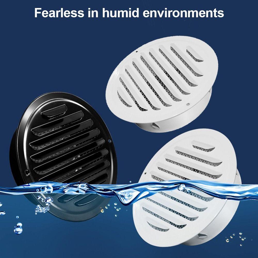 Round Air Ventilation Cover Stainless Steel Air Vent Grille Ventilation Tool Ducting Ventilation