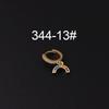 Micro-Pavé Zircon Irregular Ear Cuff Earrings