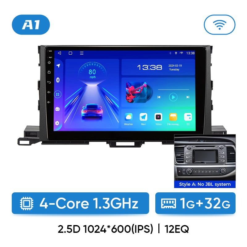 

Автомобильное радио Ainavi для Toyota Highlander 2014 2015 2016 2017 2018 2019 Беспроводная Carplay Мультимедиа Android Auto Qualcomm 665