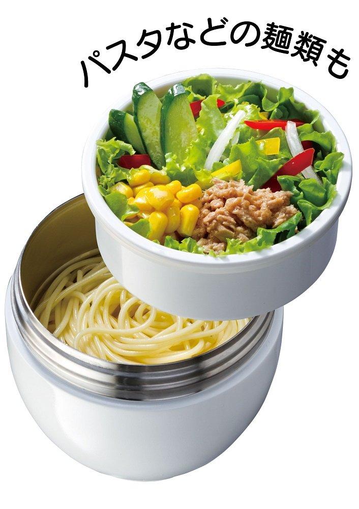 Skater Insulated Lunch with Folding Lilac LDNO6AG68018 Jar, 540ml, Handle, Antibacterial, Gray,