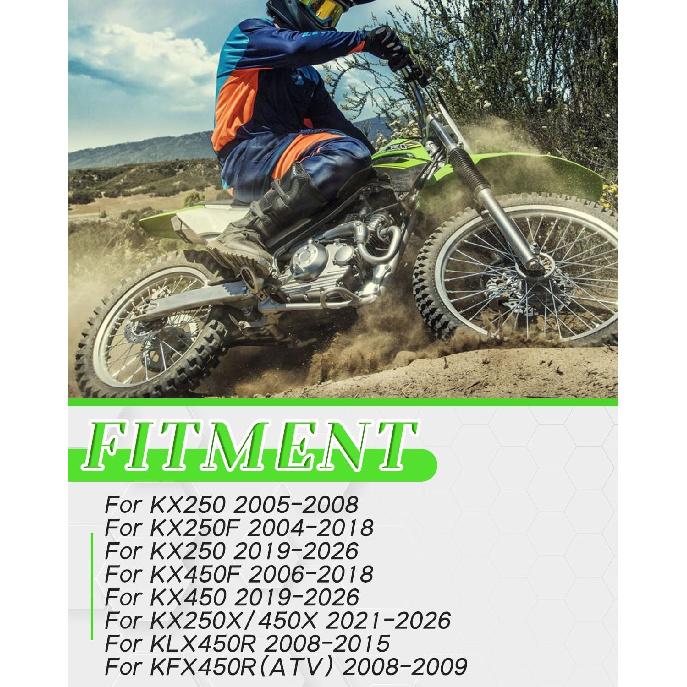 Motorcycle Oil Filler Cap Plug Replacement Plug Bolts For KX250/KX250F/KX450F/KX450/KX250X/KX450X, KLX450R, KFX450R Dirt Bike, GREEN