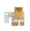 6pcs PCI-E Express 1x To 16x Riser 010 Card Adapter PCIE 1 To 6 4 Slot PCIe Port Multiplier Card for BTC Bitcoin Miner Mining