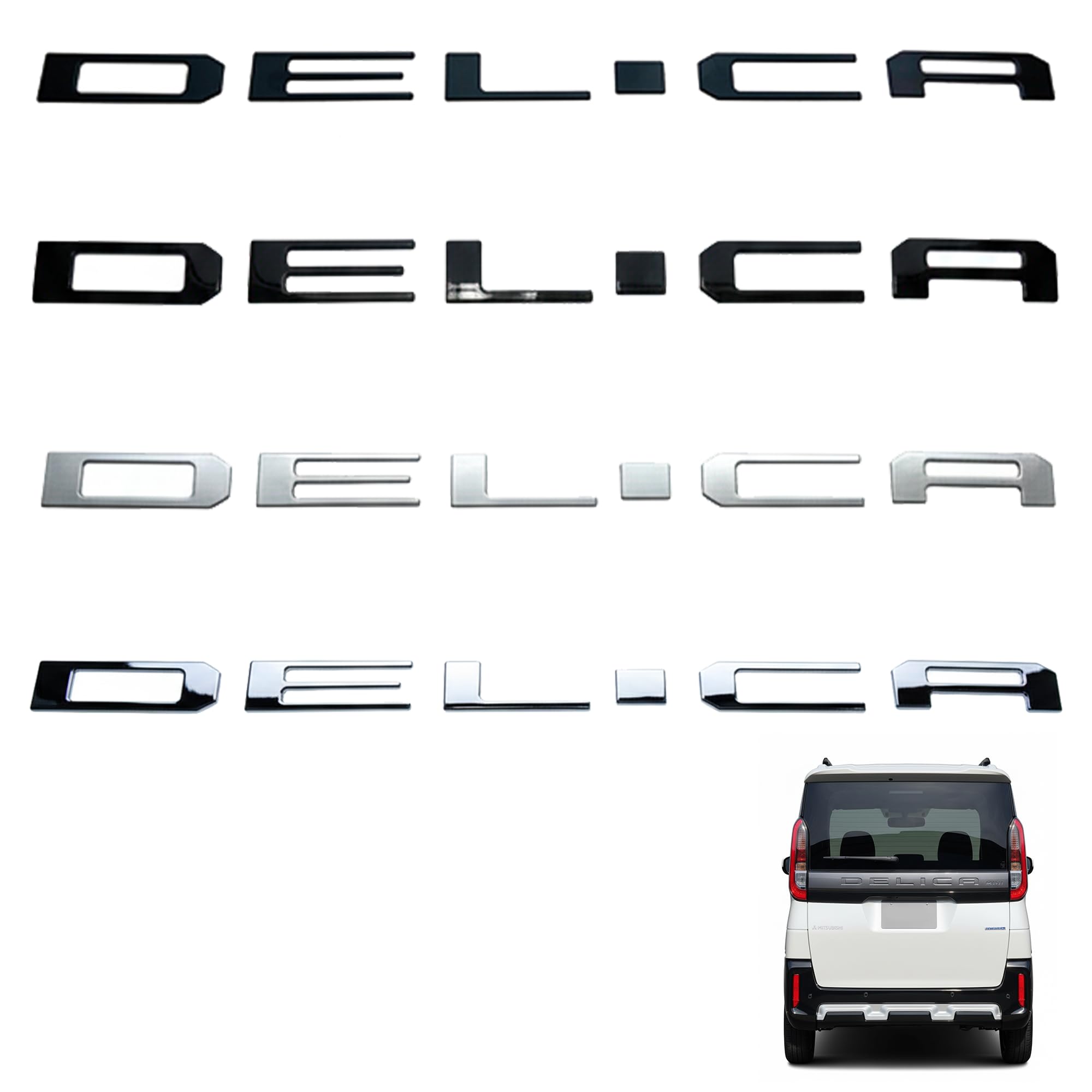 Rear Emblem Mitsubishi New Delica Mini DELICA MINI Emblem (May