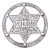 Fibbia Metallico Sheriff Fibbie per Cintura Stella Retro Regali di Compleanno per Unisex Fibbia Cintura Stella Fibbia di Ricambio per Cintura