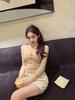 Women's Winter Style Sexy Fake Two-Piece Long-Sleeve Slimming Hollow Base Layer Top