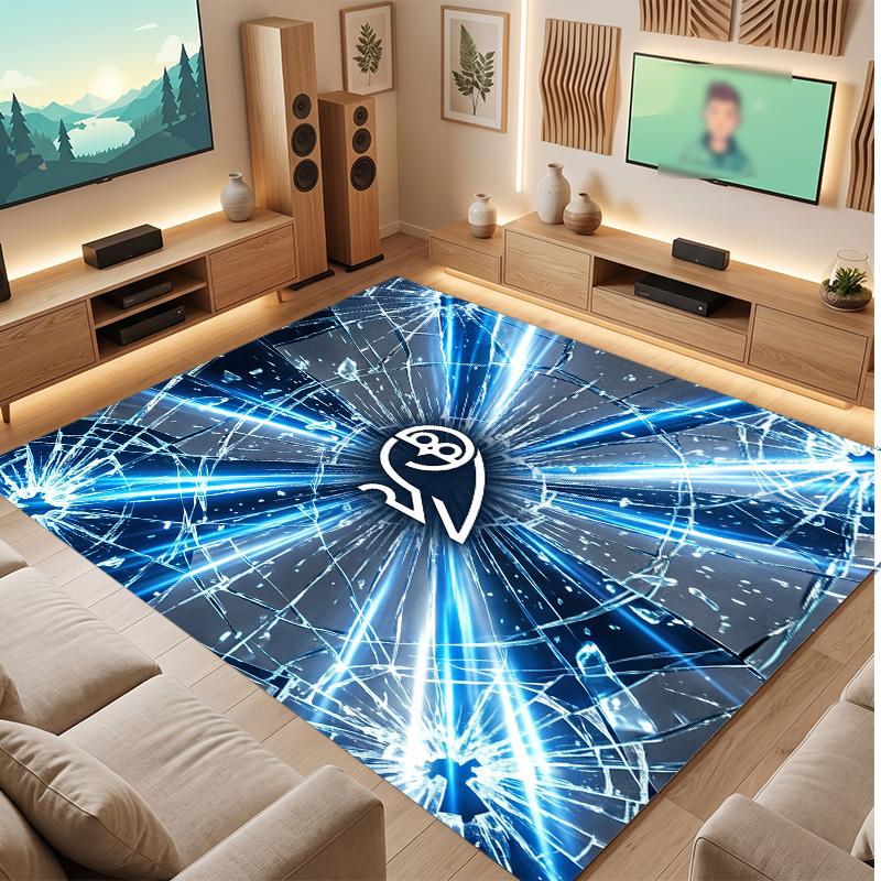 Tappeto in Cristallo di Velluto con Stampa del Sheffield Wednesday Football, Comodo Assorbente d'Acqua Antiscivolo per Pavimenti Interni