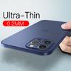 Translucent Ultra Thin PC Matte Case For iPhone 11 12 13 14 15 16 Pro Max 15 Plus Frosted Phone Cover Fundas