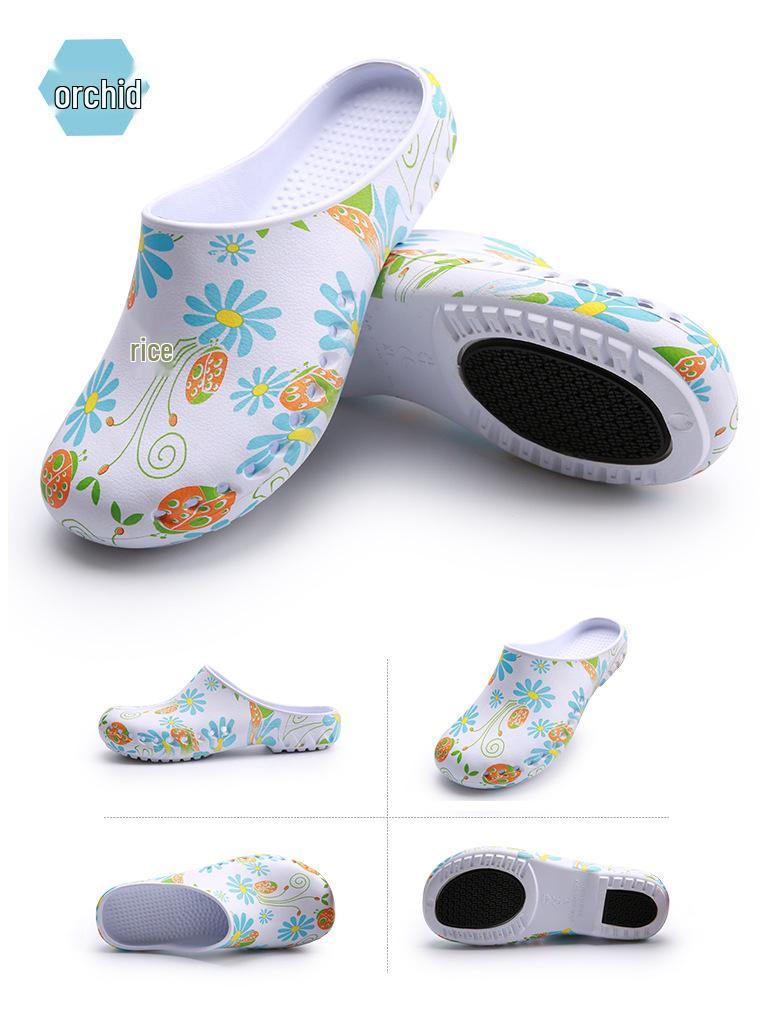 Anti-Slip EVA Rubber Sole Laboratory Slippers for Doctors