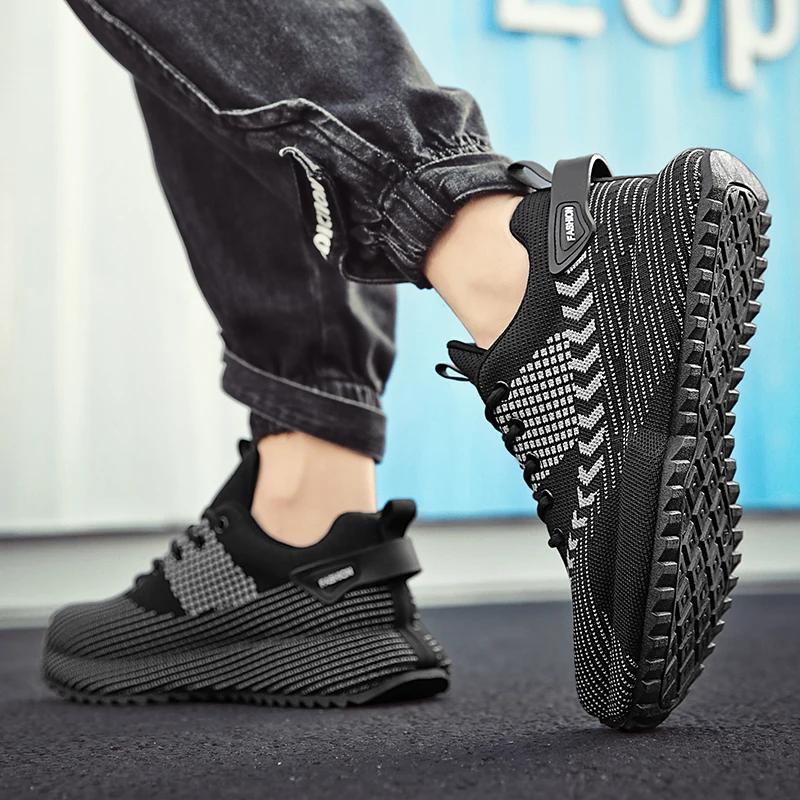 Hot Sale Fashion Men's Casual SneakerMen Soft Lace-up Shoes Man Lightweight Shoes for Men Soft Tooling Comfortable Sneakers