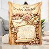 Mother's Love And Sunshine Blanket Suitable for Sofas,travel, Living Rooms Also a Good Gift for Friends and Family Suitable for All Seasons.