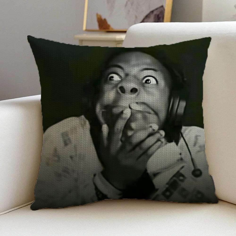 Funny Anchor Ishowspeed Cushion Cover Natural Linen Pillowcase Set, All-In-One Decor For Sofa, Bedroom & Chair