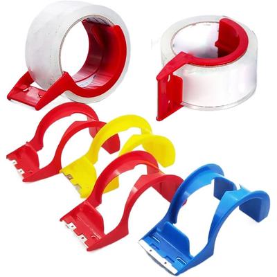 Convenient Iron Tooth Adhesive Tape Dispenser ABS Tape Holder Tape Cutter  Home Office.