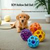 Interactive TPR Hollow Bell Ball for Pet Dog Training and Teeth Cleaning