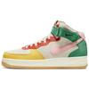 Air Force 1 Mid Vivid Sulfur Rush Orange Men Sneakers White Coconut-Milk Bleached-Coral DR0158-100