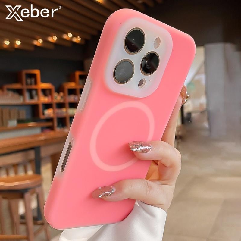 Original Jelly Liquid Silicone Magnetic for Magsafe Case for iPhone 16 14 13 12 15 Pro Max Lens Protection Shockproof Soft Cover