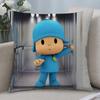 Cartoon Pocoyo Cushion Cover Cushion Covers Natural Linen Breathable Sofa Bedroom Decor Pillowcase