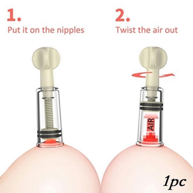 Svorky prsních odsávaček Pussy Pump Zvětšovač klitorisu Stimulátor bradavek Vakuová pumpa pro dospělé Game SM