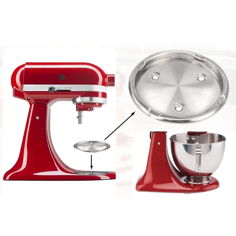 1/2 Pezzi Tappo a Vite di Ricambio Piastra Base W10191926 Piastra di Bloccaggio per Ciotole Mixer Accessori Facile da Installare