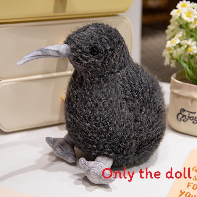 Cute Creative Kiwi Long Mouth Bird Doll Plush Toy For Kids Decoration Room