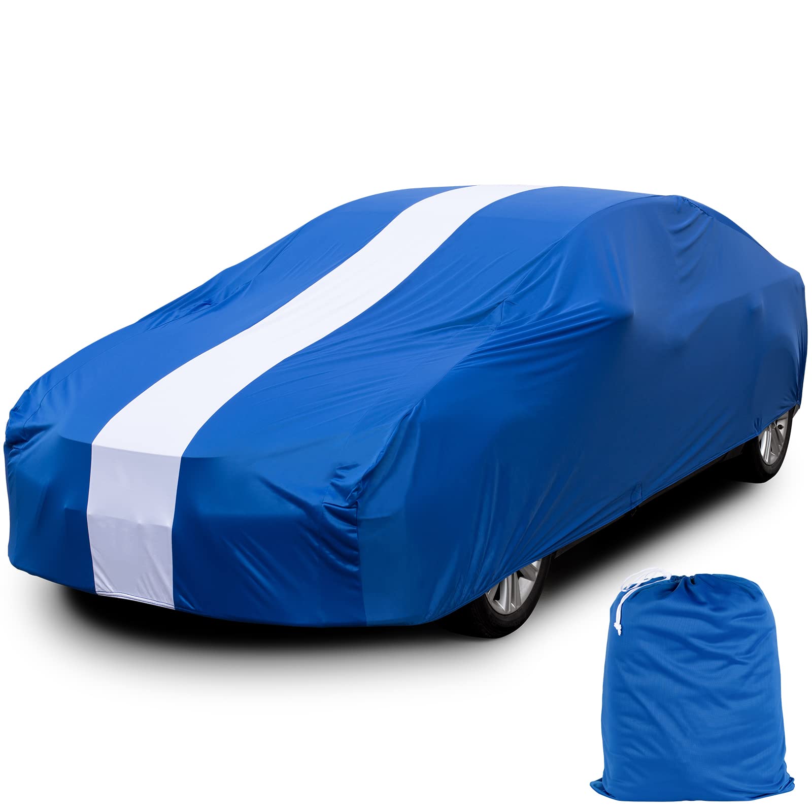 

Favoto Indoor Car for Stretch Stain and Scratch Highly Includes Storage Universal Blue Cover, Indoor/Garage Use, Material, Resistant, Breathable, Bag, синий